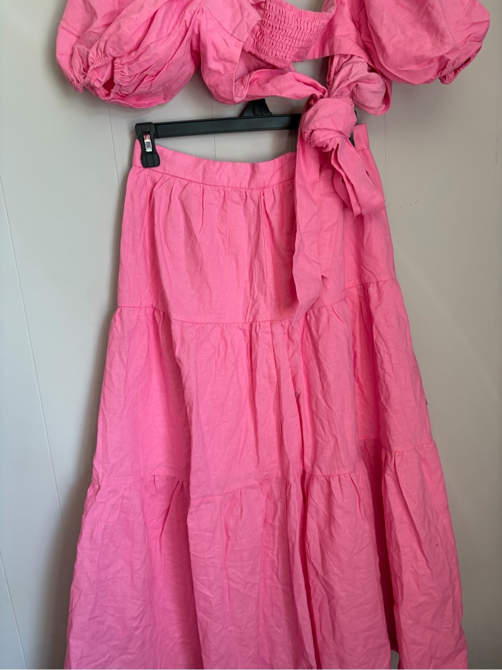 Petal and pup Pink Tiered Maxi Skirt & top - Women's Summer outfit - Picture 6 of 8